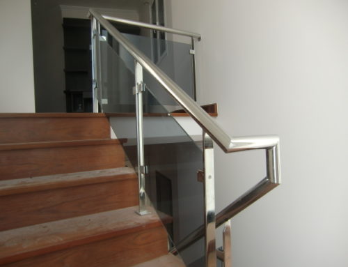 Escada Em Inox Com Vidro